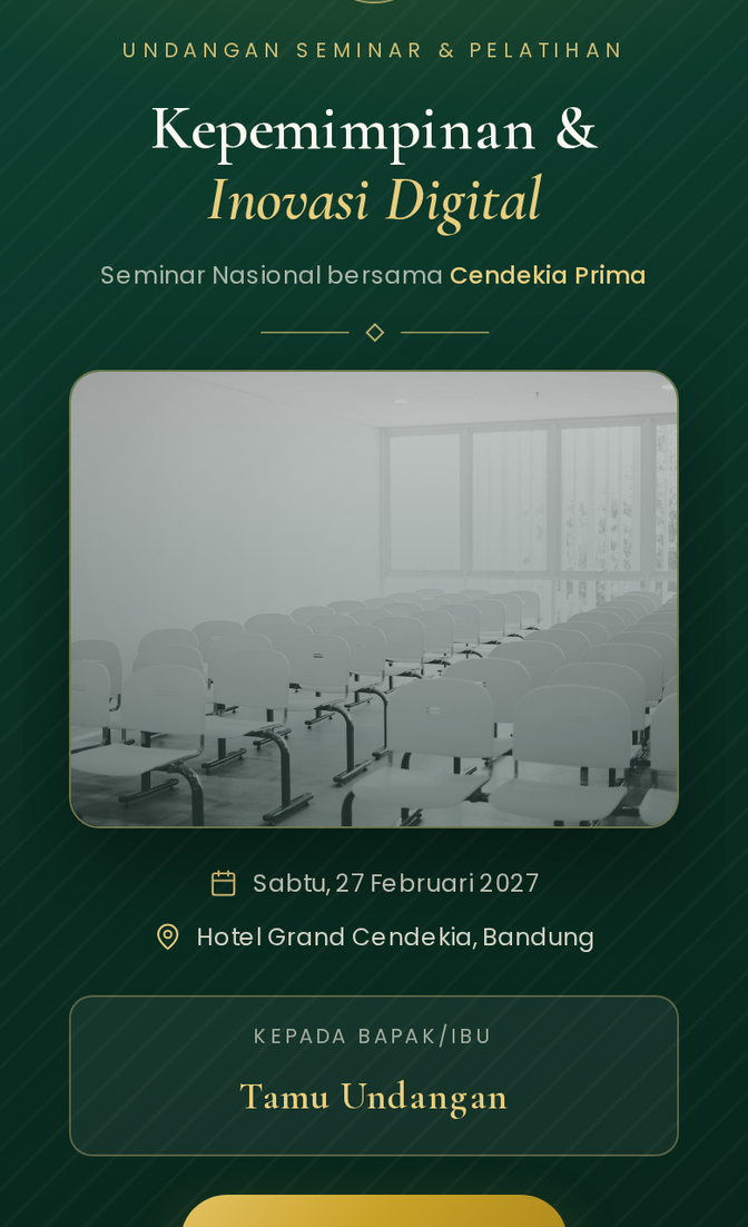 Template undangan digital Cendekia Prima