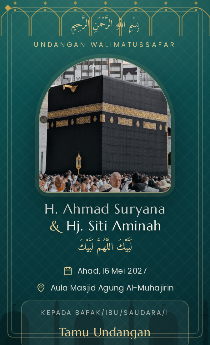Template undangan digital Labaik