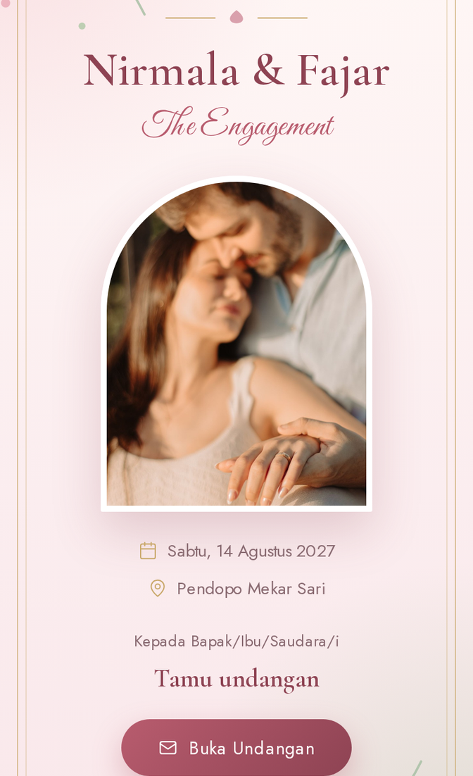 Template undangan digital Mekar Kasih